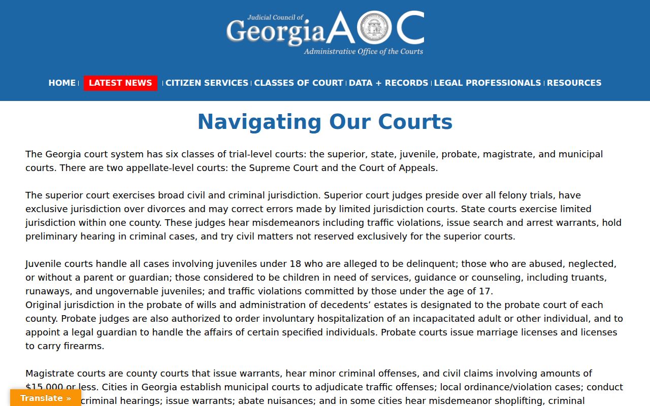 Pike County warrant lookup court routing